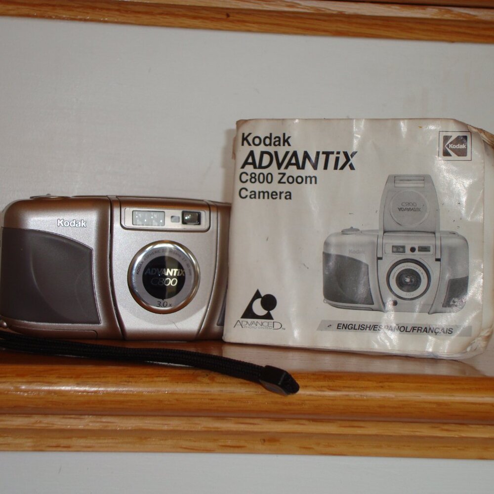 Vintage Kodak Advantix C800 Zoom APS Film Camera TESTED & WORKS - Point & Shoot
